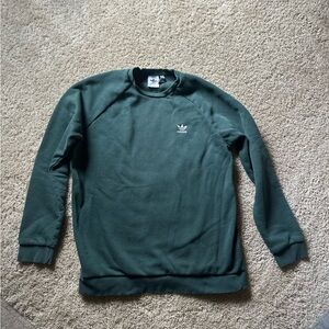 Adidas Originals crewneck sweater size L Hunter green
